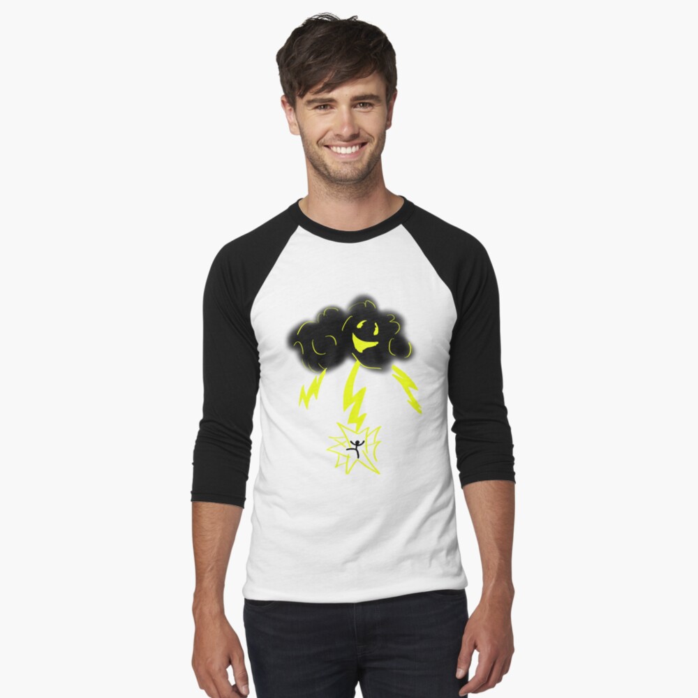 Item preview, Baseball ¾ Sleeve T-Shirt designed and sold by raccoonsecret.