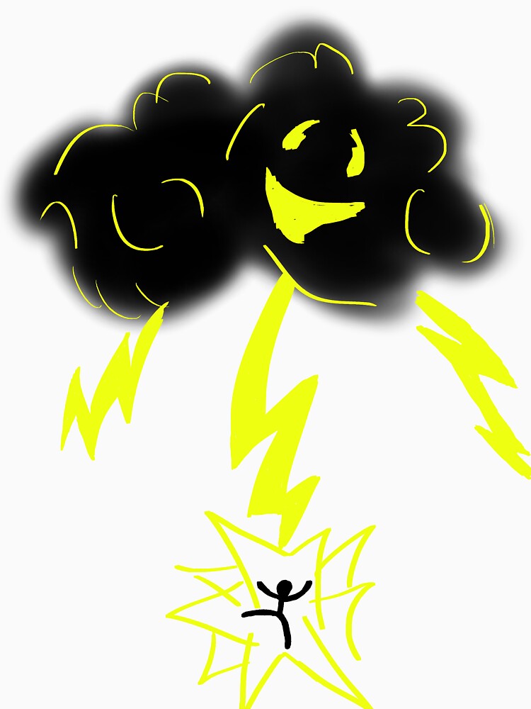 Thumbnail 7 of 7, Essential T-Shirt, Cloud by Raccoon Secret designed and sold by raccoonsecret.