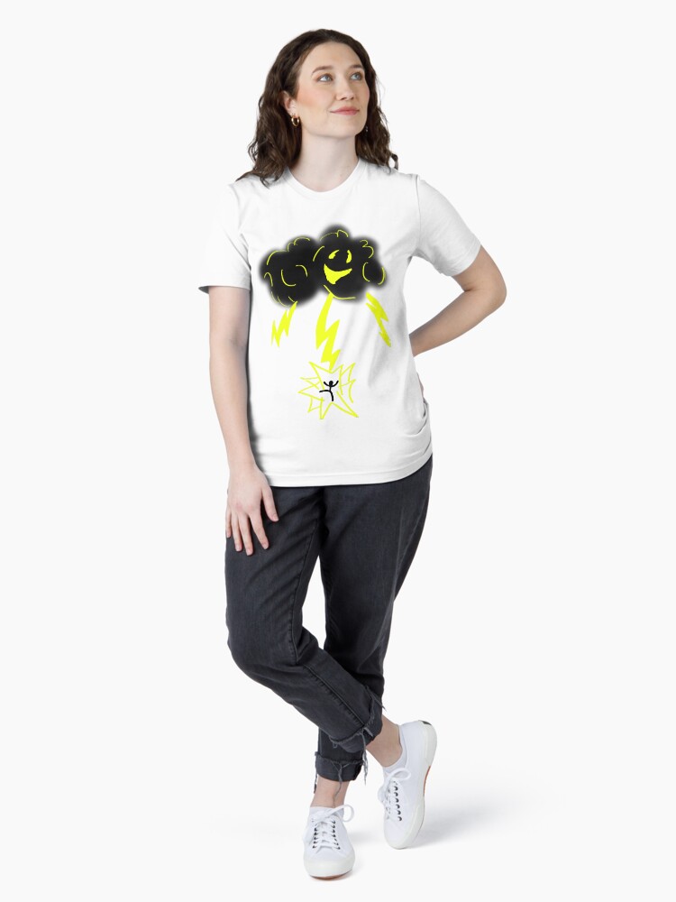 Thumbnail 4 of 7, Essential T-Shirt, Cloud by Raccoon Secret designed and sold by raccoonsecret.