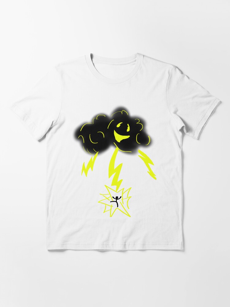 Thumbnail 3 of 7, Essential T-Shirt, Cloud by Raccoon Secret designed and sold by raccoonsecret.