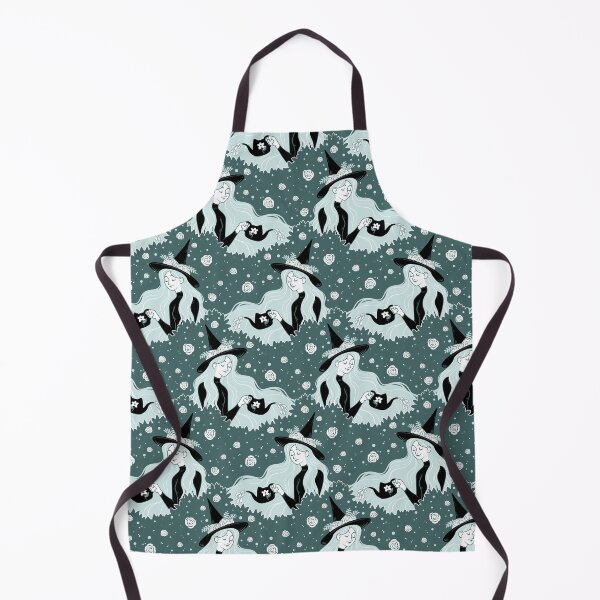 Item preview, Garden Witch in Mint and Pine designed and sold by Paisley Yazel.