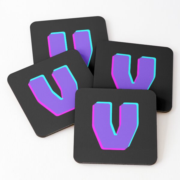 Item preview, v, alphabet v, Purple u, three-dimensional effect v designed and sold by November17th.