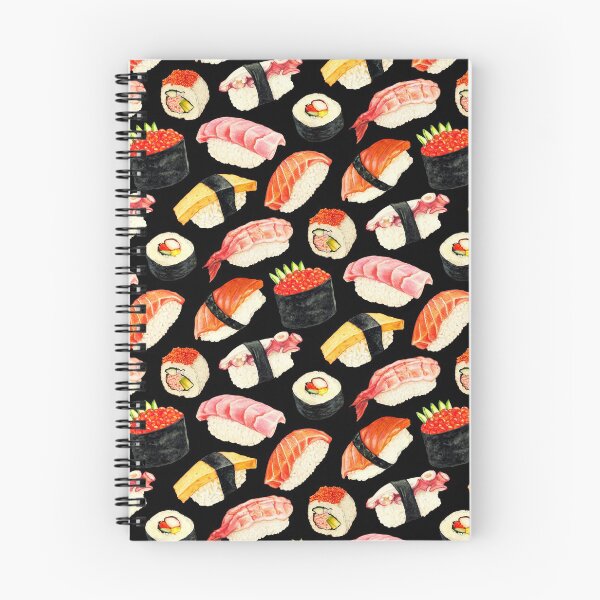 Item preview, Sushi Pattern - Black designed and sold by Kelly  Gilleran.