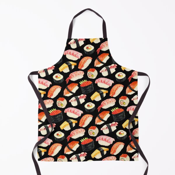 Item preview, Patrón de sushi - Negro designed and sold by Kelly Gilleran.
