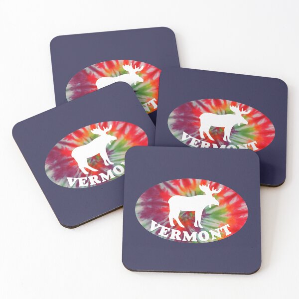 Item preview, Tie Dye Vermont Moose Hippie Love Vacation designed and sold by yelly123.