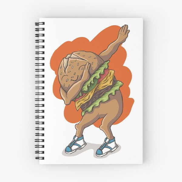 Item preview, Dabbing dance hamburger designed and sold by sevenforArt.