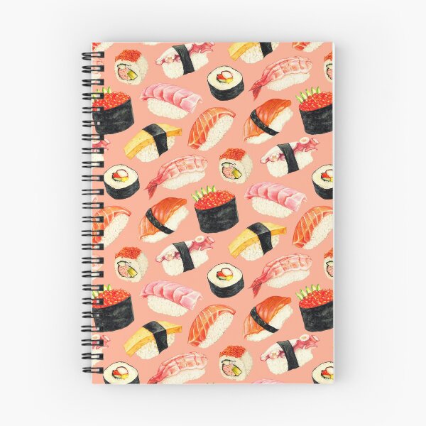 Item preview, Sushi Pattern - Pink designed and sold by Kelly  Gilleran.