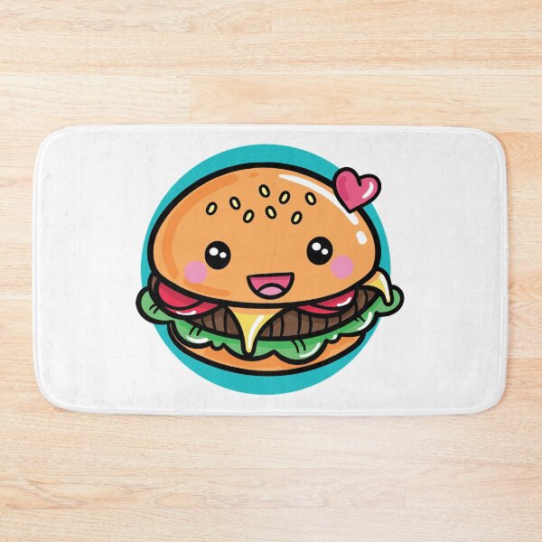 Item preview, Kawaii Burger designed and sold by KawaiiFoodArt.