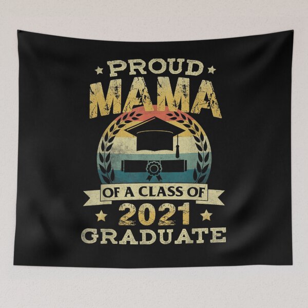 Item preview, Proud Mama Of A Class Of 2021 Graduate Vintage  designed and sold by mylahKristian.