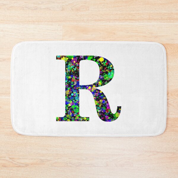 Item preview, Letter R Paint Splatter designed and sold by Handstand365.