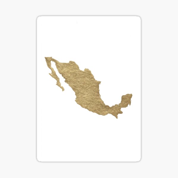 Golden Mexico Pegatina