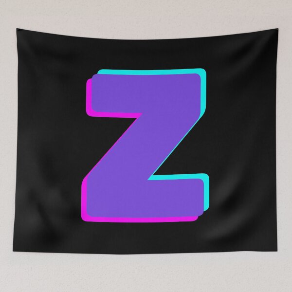 Item preview, z alphabet z, Purple z, three-dimensional effect z designed and sold by November17th.