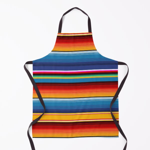 Item preview, Traditional Gold and Blue Mexican Sarape designed and sold by HolidayBug.