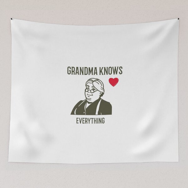Item preview, Grandma Knows Everything designed and sold by Shilpa Gupta.