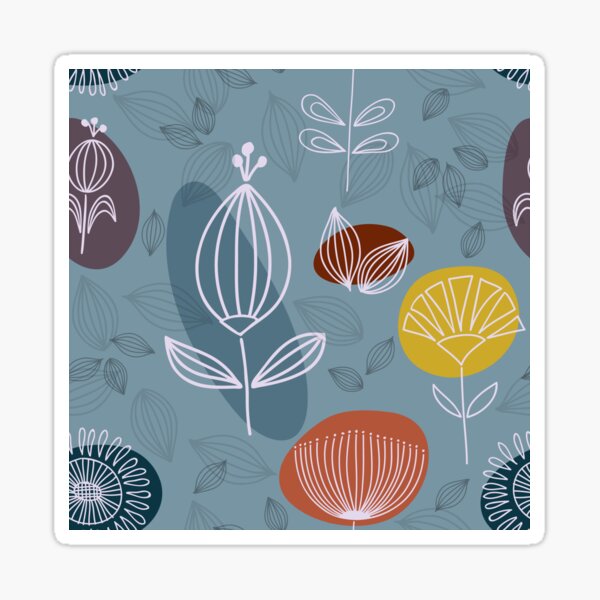 Blossom blue Sticker