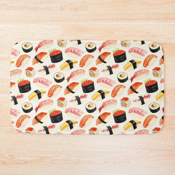 Item preview, Sushi Pattern - White designed and sold by Kelly  Gilleran.