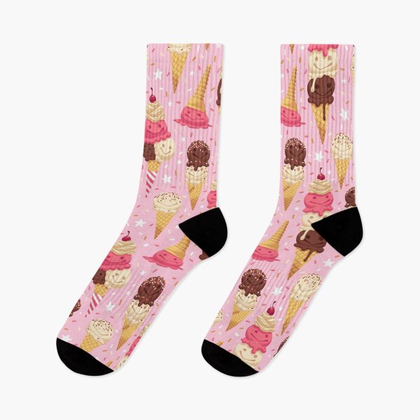 Item preview,  Happy Ice Cream Friends on Pink designed and sold by Paisley Yazel.