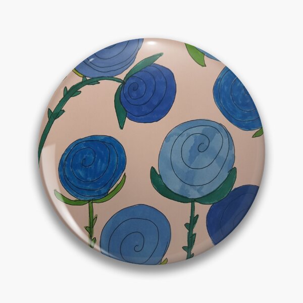 Artikelvorschau, Blaues Rosendesign entworfen und verkauft von beckiwragg.