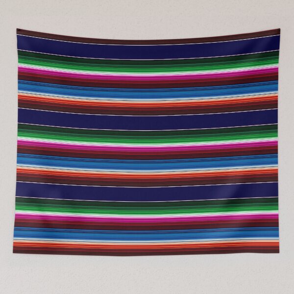Item preview, Blue and Pink Mexican Sarape  designed and sold by HolidayBug.