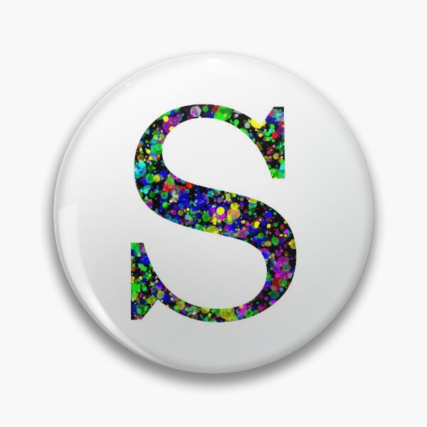 Item preview, Letter S Paint Splatter designed and sold by Handstand365.