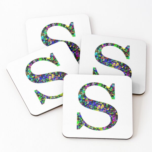Item preview, Letter S Paint Splatter designed and sold by Handstand365.