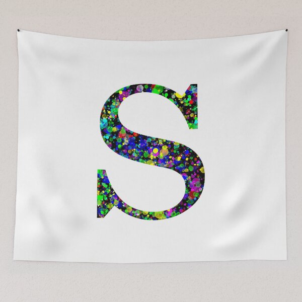 Item preview, Letter S Paint Splatter designed and sold by Handstand365.