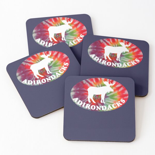 Item preview, Tie Dye Adirondacks Moose ADK Adirondack Mountains designed and sold by yelly123.