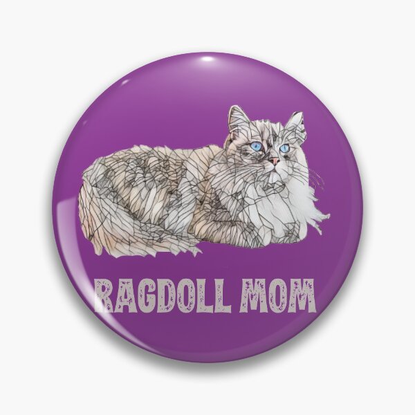 Artikelvorschau, Ragdoll-Mama – Ragdoll-Katzenmama-Design entworfen und verkauft von DoggyStyles.