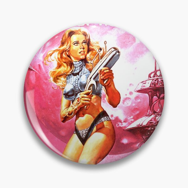 Item preview, Barbarella queen of the galaxy pink theme artwork designed and sold by Claudia Scheffer.