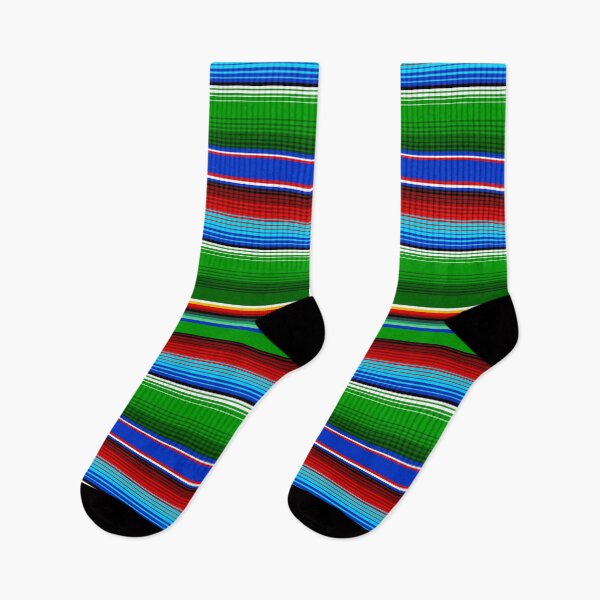 Item preview, Green, Red and Blue Mexican Sarape  designed and sold by HolidayBug.