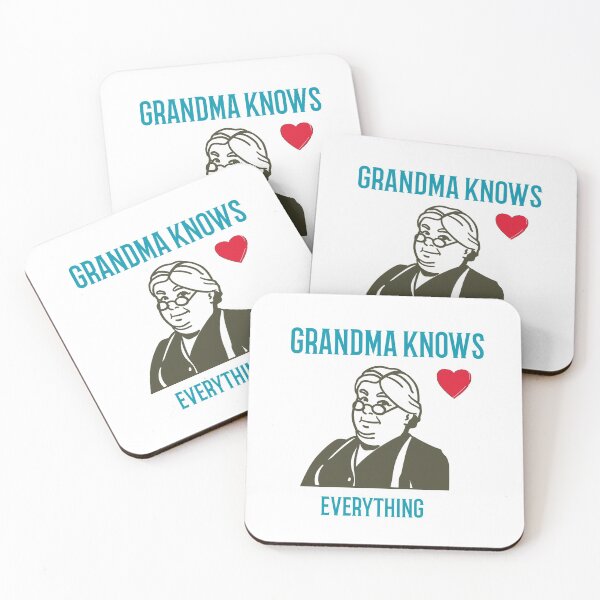 Item preview, Teal Grandma Knows Everything designed and sold by Shilpa Gupta.