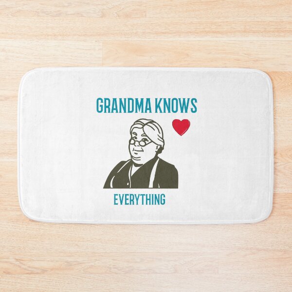 Item preview, Teal Grandma Knows Everything designed and sold by Shilpa Gupta.