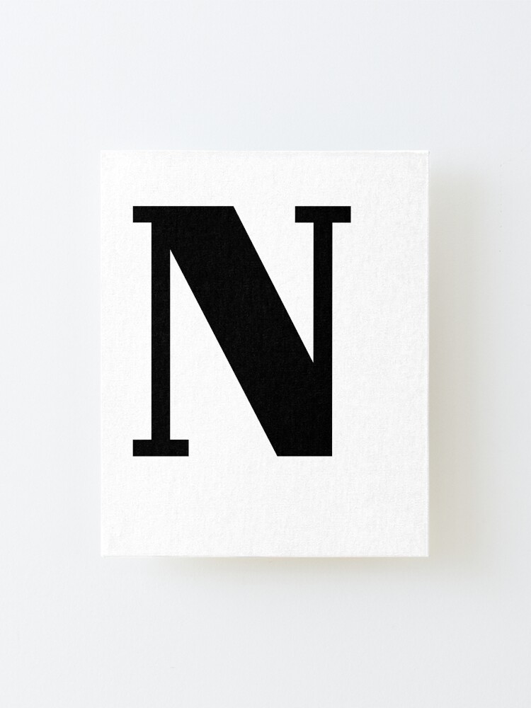 "Letter N Wall Decor ,Letter N Print,Letter N poster, Letter N Wall Art