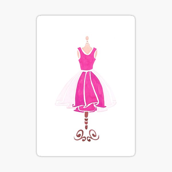 Vintage Mannequin Pegatina
