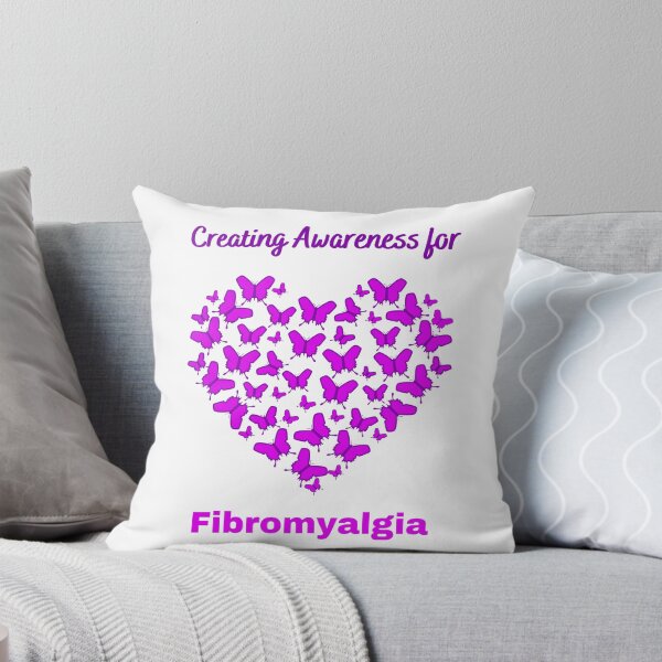 Item preview, Creating Awareness for Fibromyalgia with Purple Butterfly Heart designed and sold by Chantelle  Spies.