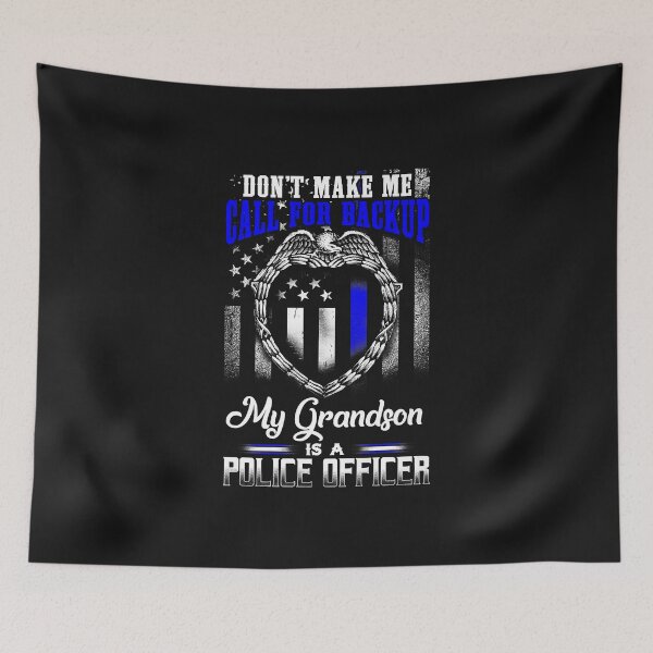 Item preview, Distressed My Grandson Is An Police Officer | Gift Idea | Gift For Grandma | Gift For Son | Gift For Grandson designed and sold by LanPhan.