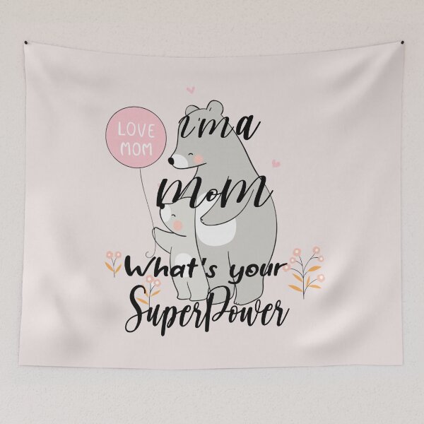 Item preview,  FUNNY MOM SHIRT  , I'M A MOM WHATS YOUR SUPERPOWER , FUNNY  WOMEN SHIRTS , FUNNY MOM SHIRT designed and sold by justbejoker.