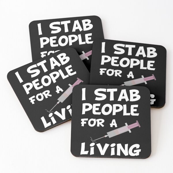 Item preview, I Stab People For A Living Phlebotomist Funny Gift designed and sold by Luna1Shop.
