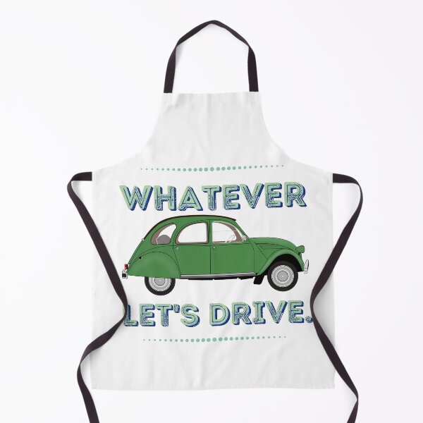 Item preview, WHATEVER, LET'S DRIVE. || OLD VINTAGE GREEN CAR || FOR NEW DRIVER designed and sold by RominaMD.