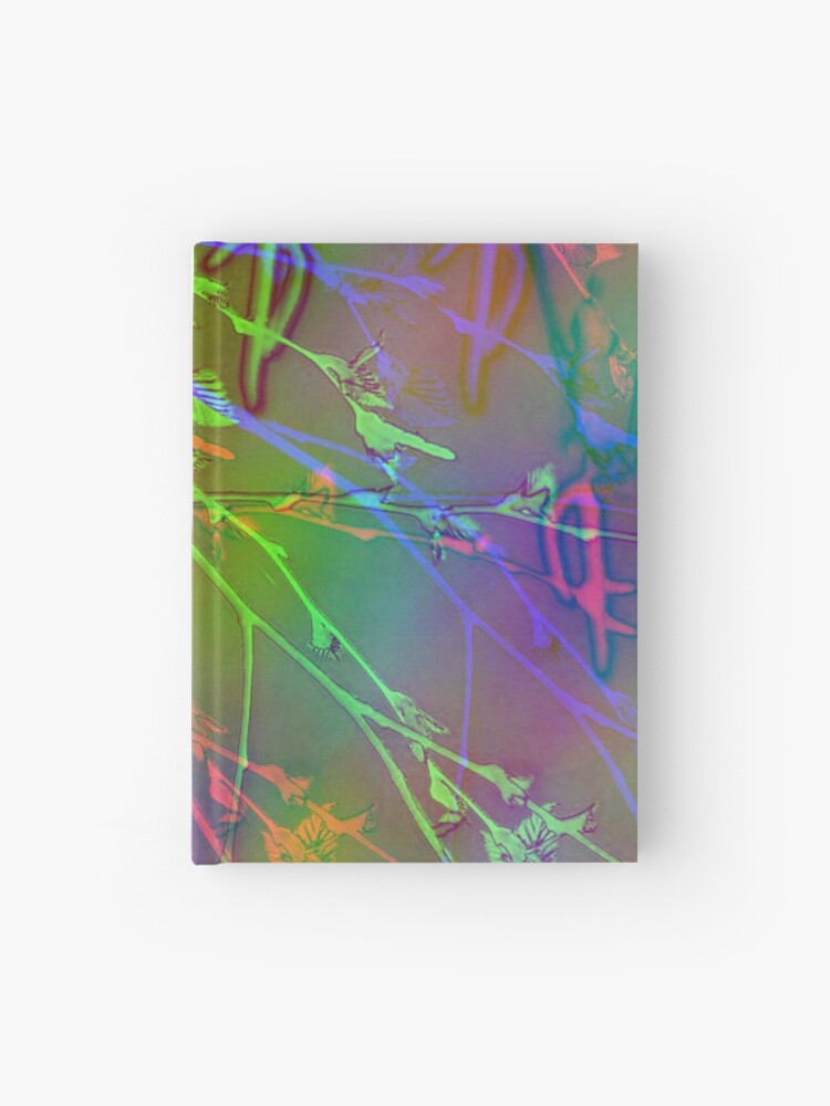 Thumbnail 1 of 3, Hardcover Journal, Abstract Tree Branches In Spring designed and sold by April Dowling.