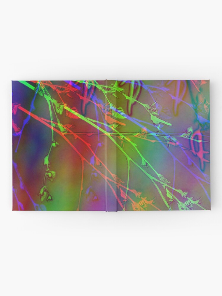 Thumbnail 2 of 3, Hardcover Journal, Abstract Tree Branches In Spring designed and sold by April Dowling.