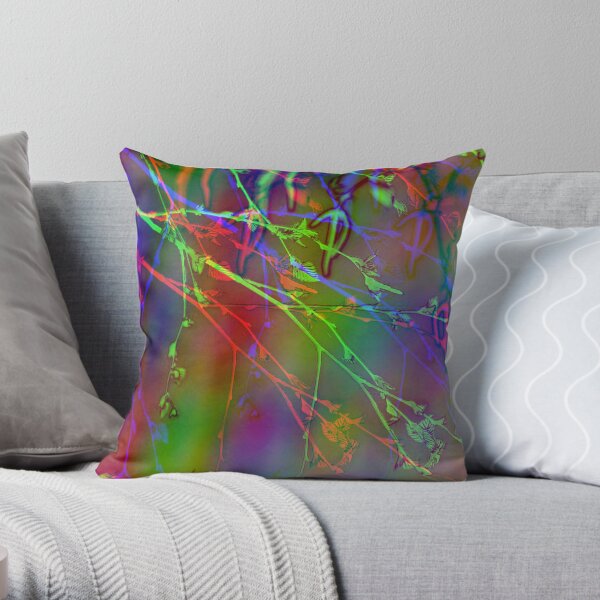 Abstract Tree Branches In Spring Throw Pillow