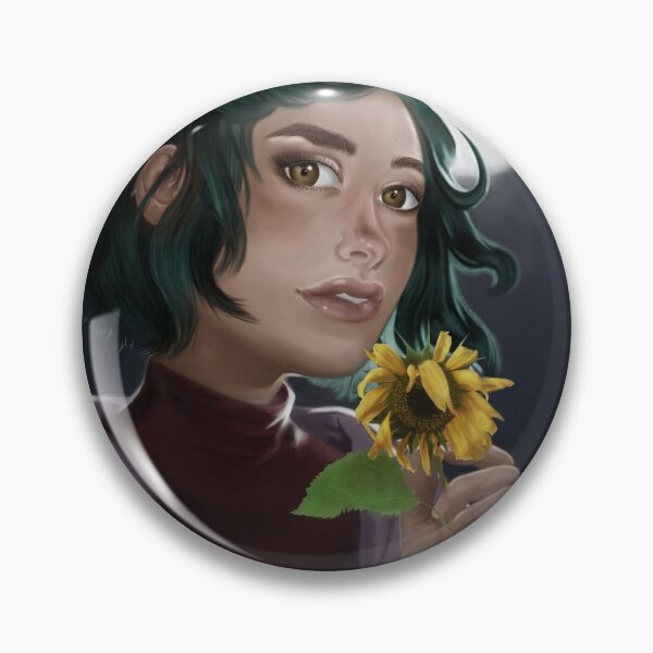 Artikelvorschau, Moonlit Sunflower Girl - Farbversion entworfen und verkauft von Xibalba-Design.