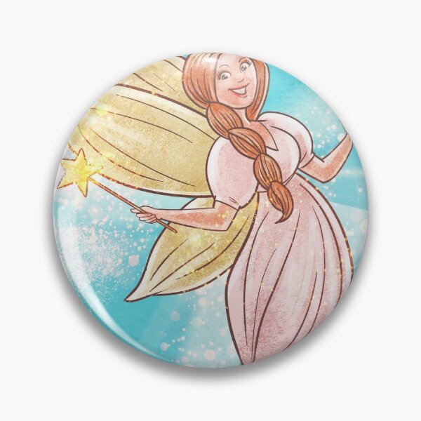 Item preview, Cute Titi Fairy on Blue Background designed and sold by AlinaVuxanovici.