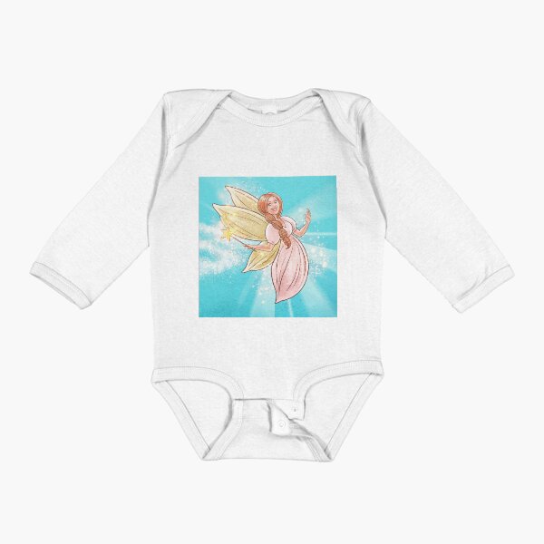 Item preview, Cute Titi Fairy on Blue Background designed and sold by AlinaVuxanovici.