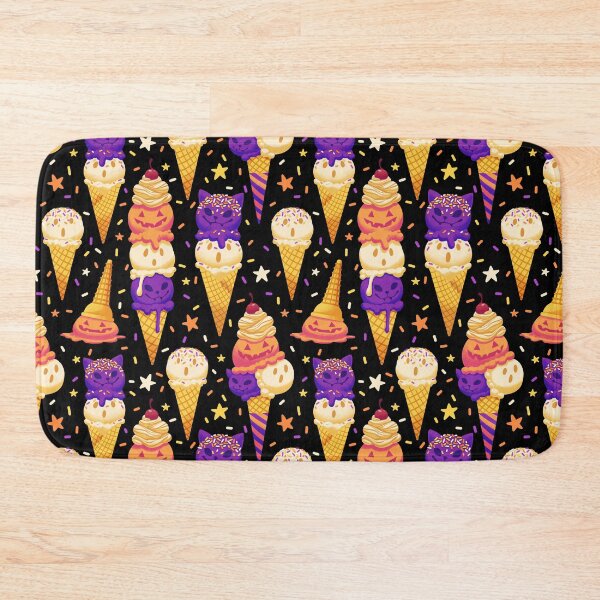 Item preview,  Spooky Ice Cream Friends on Black designed and sold by Paisley Yazel.