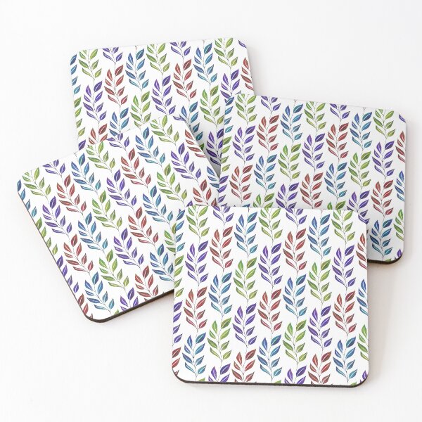 Item preview, Seam-less  red, blue, green and purple flowers Pattern designed and sold by seelya83.