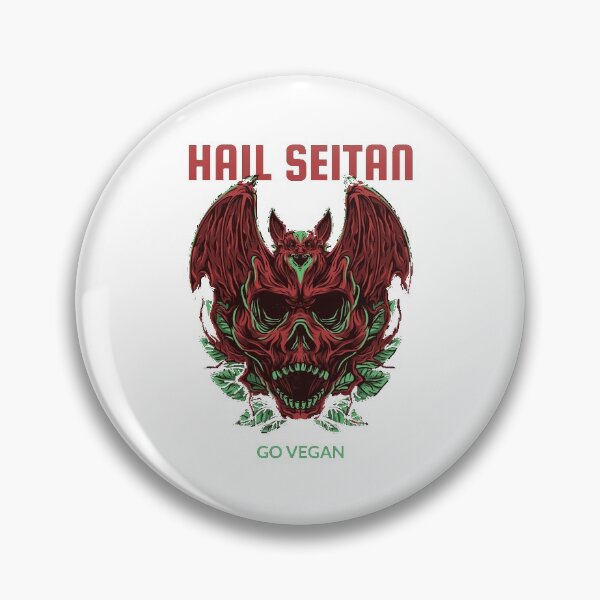 Item preview, Hail Seitan, Go Vegan! designed and sold by carringtonpaula.