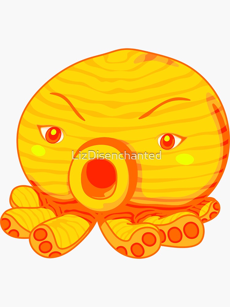 "Zebra Octopus " Sticker for Sale by LizDisenchanted Redbubble