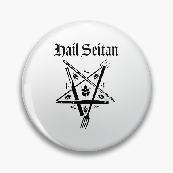 Item preview, Hail Seitan, Go Vegan! designed and sold by kellyanderson28.